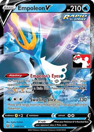 Empoleon V 040  - Holofoil Prize Pack Series Cards - Ultra Rare