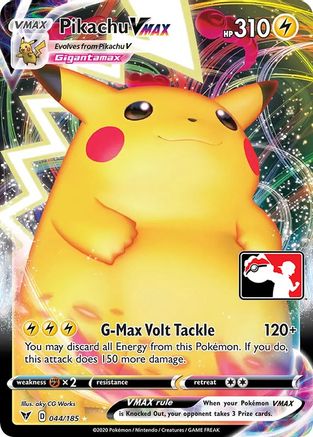 Pikachu VMAX 044  - Holofoil Prize Pack Series Cards - Ultra Rare