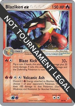 Blaziken ex - 2004 (Chris Fulop) 089  World Championship Decks - Ultra Rare