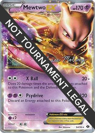 Mewtwo EX - 2012 (Chase Moloney) 054  World Championship Decks - Ultra Rare