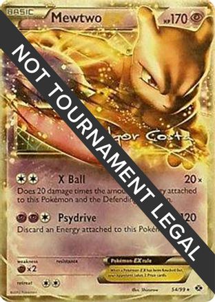Mewtwo EX - 2012 (Igor Costa) 054  World Championship Decks - Ultra Rare