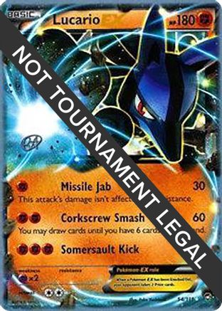 Lucario EX - 2015 (Rowan Stavenow) 054  World Championship Decks - Ultra Rare