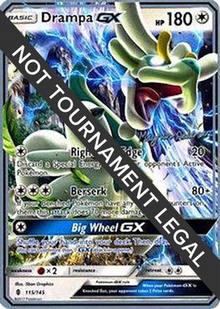 Drampa GX - 2018 (Magnus Pedersen) 115  World Championship Decks - Ultra Rare