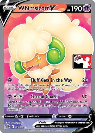Whimsicott V 160/172  - Holofoil Prize Pack Series Cards - Promo