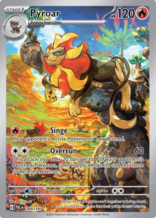 Pyroar 200/193  - Holofoil SV02 Paldea Evolved - Illustration Rare