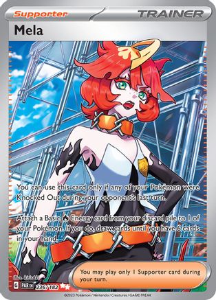 Mela 236/182  - Holofoil SV04 Paradox Rift - Ultra Rare