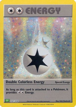 Double Colorless Energy (CLV) 032/034  - Holofoil Trading Card Game Classic - Classic Collection