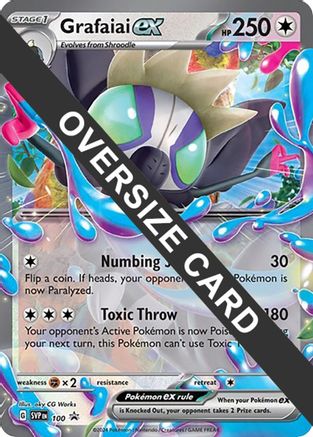 Grafaiai ex 100  - Holofoil Jumbo Cards - Promo