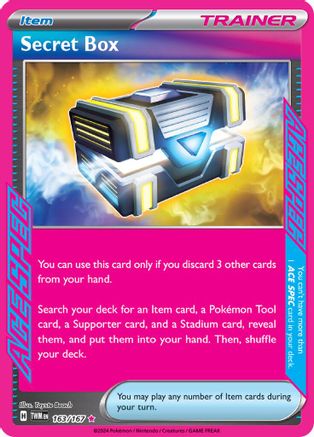 Secret Box 163/167  - Holofoil SV06 Twilight Masquerade - ACE SPEC Rare
