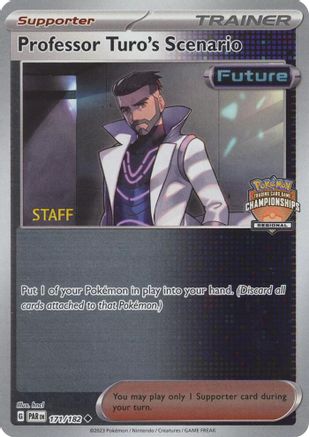 Professor Turo's Scenario - 171/182 (Regional Championships) [Staff] 177/182  - Reverse Holofoil League & Championship Cards - Uncommon