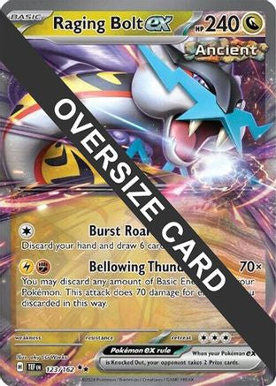 Raging Bolt ex 123/162  - Holofoil Jumbo Cards - Promo