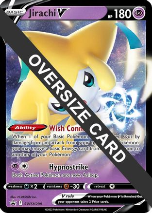 Jirachi V - 299 SWSH299  Jumbo Cards - Promo