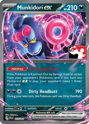 Munkidori ex 037/064  - Holofoil Prize Pack Series Cards - Double Rare