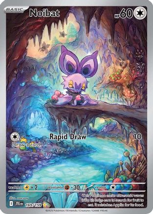 Noibat 169/159  - Holofoil SV09 Journey Together - Illustration Rare