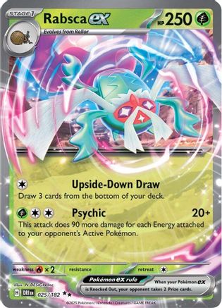 Rabsca ex 025  - Holofoil SV10 Destined Rivals - Double Rare