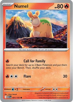 Numel 021  ME01 Mega Evolution - Common