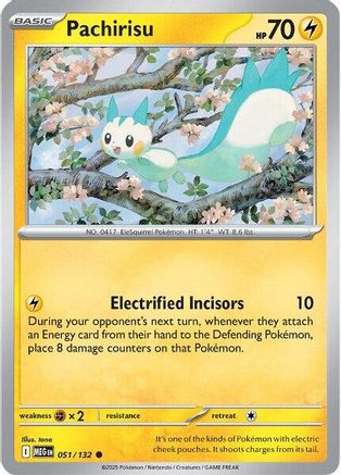 Pachirisu 051  ME01 Mega Evolution - Common