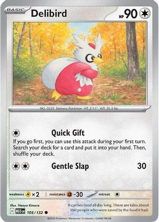Delibird 105/132  ME01 Mega Evolution - Common