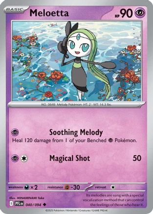 Meloetta 040  ME02 Phantasmal Flames - Uncommon