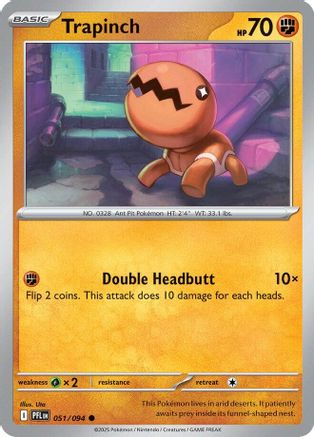Trapinch 051  ME02 Phantasmal Flames - Common