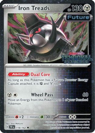 Iron Treads (Temporal Forces Stamped) 118  - Holofoil Miscellaneous Cards & Products - Uncommon