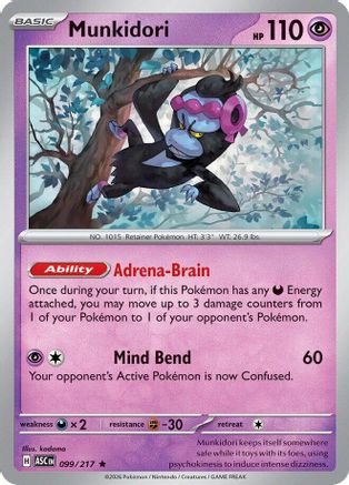 Munkidori 099  - Holofoil ME Ascended Heroes - Rare