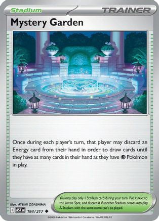 Mystery Garden 194  - Reverse Holofoil ME Ascended Heroes - Uncommon