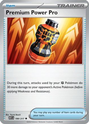 Premium Power Pro 199  - Reverse Holofoil ME Ascended Heroes - Uncommon