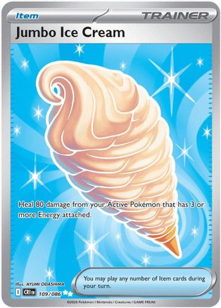 Jumbo Ice Cream 109  - Holofoil ME04 Chaos Rising - Ultra Rare