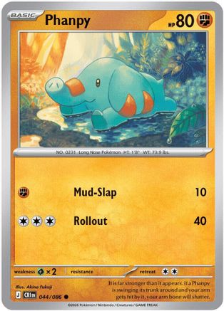 Phanpy 044  ME04 Chaos Rising - Common