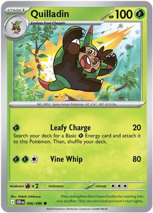 Quilladin 006  ME04 Chaos Rising - Common