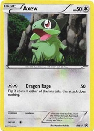 Axew BW10  - Holofoil Black and White Promos - Promo