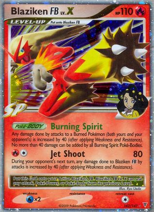 Blaziken FB Lv.X 142  - Holofoil Supreme Victors - Ultra Rare
