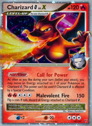 Charizard G Lv.X 143  - Holofoil Supreme Victors - Ultra Rare