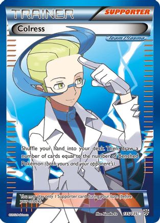 Colress (Team Plasma) (135 Full Art) 135  - Holofoil Plasma Storm - Ultra Rare