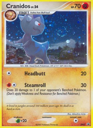 Cranidos DP07  - Holofoil Diamond and Pearl Promos - Promo