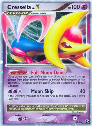 Cresselia LV.X 103/106  - Holofoil Great Encounters - Ultra Rare