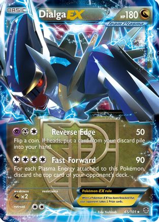 Dialga EX (Team Plasma) 065  - Holofoil Plasma Blast - Ultra Rare