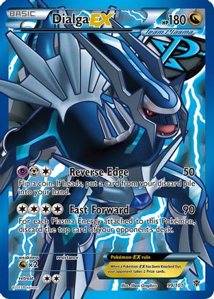 Dialga EX (Team Plasma) (99 Full Art) 099  - Holofoil Plasma Blast - Ultra Rare