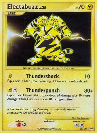 Electabuzz 128  - Holofoil Platinum - Secret Rare