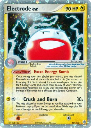Electrode ex 107  FireRed & LeafGreen - Ultra Rare