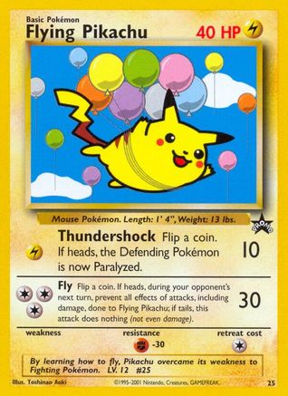 Flying Pikachu 025/53  WoTC Promo - Promo