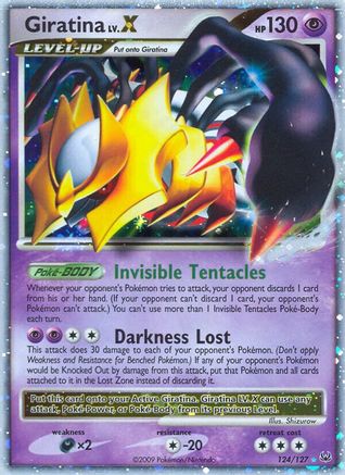 Giratina LV.X 124  - Holofoil Platinum - Ultra Rare