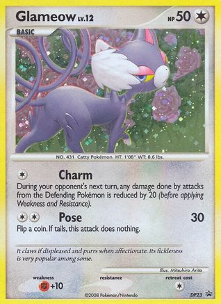Glameow DP23  - Holofoil Diamond and Pearl Promos - Promo