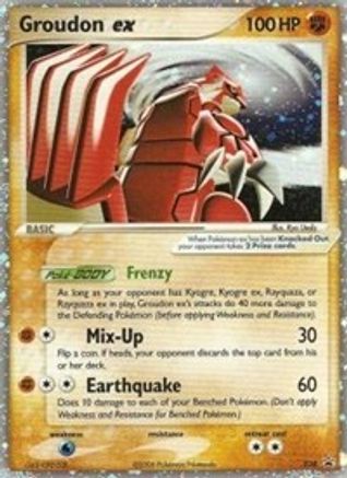 Groudon ex 038/40  - Holofoil Nintendo Promos - Promo