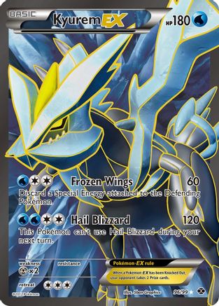 Kyurem EX (96 Full Art) 096  - Holofoil Next Destinies - Ultra Rare