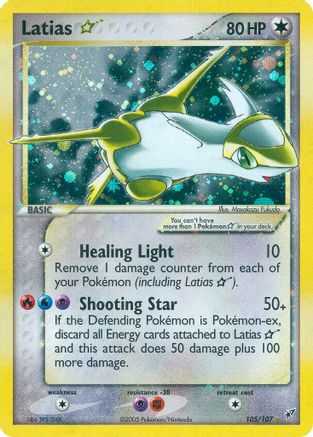 Latias Star 105  - Holofoil Deoxys - Ultra Rare