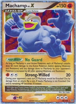 Machamp LV.X 098  - Holofoil Stormfront - Ultra Rare