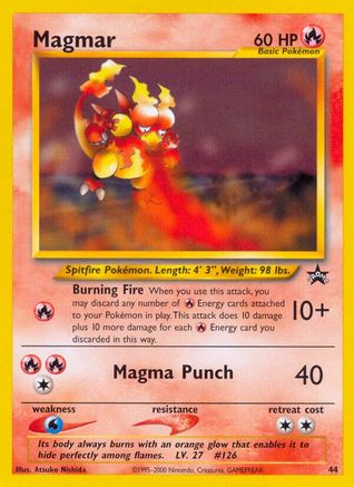 Magmar 044/53  WoTC Promo - Promo