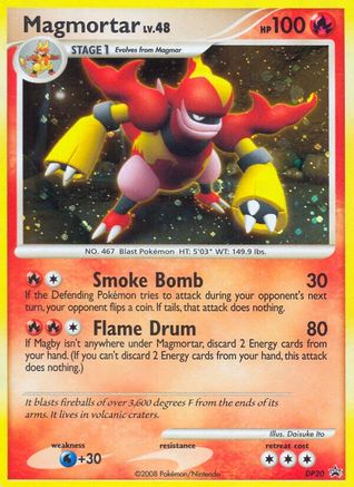 Magmortar DP20  - Holofoil Diamond and Pearl Promos - Promo